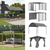 Aluminium Pergola Awning Summer Garden Gazebo Garden Canopy Outdoor Furniture