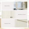 Freestanding Kitchen Cupboard, 5-tier Storage Cabinet with Adjustable Shelves an