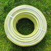 30M GARDEN HOSE PIPE REEL & FITTINGS REINFORCED TOUGH OUTDOOR HOSEPIPE Yellow