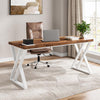 55'' Large Simple Industrial Computer Desk Study Writing Table for Home/Office