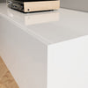 100cm High Gloss Floating TV Cabinet Stand Unit Storage Door Wall Mounted White