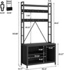 5in1 Coat Hall Tree Bench Coat Rack Shoe Storage Entryway Bench w/ Cubbies