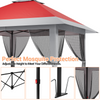 4x4M Pop Up Garden Gazebo Outdoor Party Tent Canopy With Sides Heavy Duty