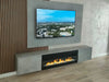 BIOFIREPLACE 1200X400 black structural with glass
