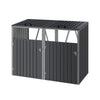 Large Wheelie Bin Storage Garden Bin Shed Dustbin Wheelie Bin Cover Steel 2 Shed