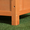 Pawhut 82cm Elevated Dog Kennel Wooden Pet House Outdoor with Open Top