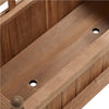 Wooden Planter Elevated Raised Garden Bed w/ Trellis Outdoor Climbing Plant Vine