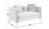 Everly Velvet 2 Seater Sofa - Blue
