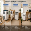 EMtronics 9000BTU Portable Air Conditioner Dehumidifier Fan and Window Vent Kit
