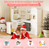 Corner Kitchen Playset Kids Pretend Play Kitchen-White