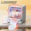 Table Top Dishwasher Small Portable Fully Automatic 5 Programs Touch Control