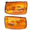 (Amber) Door Wing Mirror Indicator Lens Left + Right Side For Ford Transit Mk8