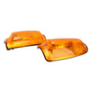 (Amber) Door Wing Mirror Indicator Lens Left + Right Side For Ford Transit Mk8