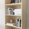 7 Tier Bookcase with Shelving Unit for Storage Bookshelf Living Room Office