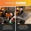 Gas BBQ, 6+1 Burner Barbeque Grill with Gas Hose & Regulator