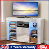 Modern Corner TV Unit Stand Entertainment Center LED Cabinet High Gloss TV Guxqi