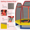 7FT Kids Trampoline Recreational Trampoline Mini Round Bounce Jumper w/Net