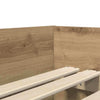 Bed Frame with Drawer Artisan Oak 100 x 200 cm Solid Pine Wood