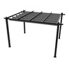 4X3M Heavy Duty Metal Pergola with Retractable Roof Outdoor Garden Gazebo Canopy