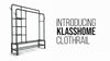 Heavy Duty Clothes Rail 120Kg Load Sturdy Clothes Rack with Shelfs & Shoe Rack