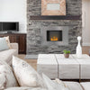Wall Ethanol Fireplace, Bioethanol Heater Fire with 1.2L Tank, 3 Hours Burning