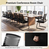 Office Guest Chair Ergonomic Reception Chair with Lumbar Support