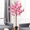 6ft Artificial Blossom Fake Cherry Tree Potted Plant Flower IndoorOutdoor 180CM