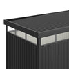 Garden Shed Pent Roof 5X8FT Metal Outdoor Storage Cabinet House with Single Door