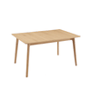 Dusk Heidi Natural Solid Oak 4-8 Seater Extendable Dining Table RRP £449