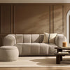 Dusk Manhattan Oatmeal Chenille 3 Seater Sofa RRP £1899