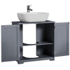 Modern Bathroom Sink Cabinet Under Basin Unit Cupboard Storage Furniture Grey