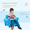 Kids Armchair Children Sofa Set with Footrest Toddler Padding Couch