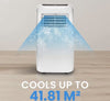 9000 BTU Portable Air Conditioner 4-in-1 AC Unit Remote 230V UK Plug