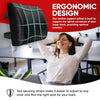 Lumbar Support Pillow for Car and Office Chair Improve Posture &Back Pain Relief