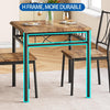 Table and Chairs Set of 2, Small Kitchen Table Sets, 3-Piece Compact Dining Room