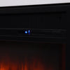 34" Electric Fireplace Heater LED Fire Flame White Surround Suite Free Standing