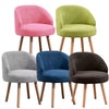 Set of 2 Small Accent Tub Chairs Occasional Lounge Sofa for Living Room Bedroom,