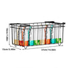 4 Pack Chest Freezer Baskets Kitchen Storage Baskets Stackable Carbon Steel Wire