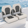 2 Pack Boat Seat Comfy Chair for Sightseeing Boat-Grey
