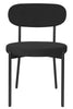 2 Velvet Dining Chairs Velvet Seat Chairs Plush velvet seat and backrest
