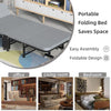 Heavy Duty Folding Bed Rollaway Guest Bed Fold up Sleeper Bed With Mattress 190