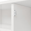 Tall Pantry Cabinet Kitchen Cupboard w/ Storage, Adjustable Shelves, White