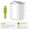 Garden Shed Foundation Kit Tools Bin Equipments Outdoor Gear Storage Shelter