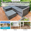 Rattan Garden Furniture Set Seater Wicker Patio Lounge Sofa Chair Table Cushion