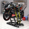 680KG Motorcycle Lift Jack Hydraulic Motorcycle Hoist-Black