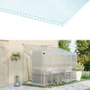 6~42Pcs Polycarbonate Sheet Twinwall Clear 4mm Greenhouse Shed Canopy Roof Panel