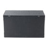 400 Litre PE Wicker Shed Waterproof Outdoor Garden Storage Box Furniture Utility