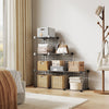 6-Cube Modular Wire Storage Unit,Closet Organizer Shelve for Bedroom,Living Room