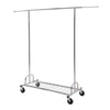 167-180cm Extendable Carbon Steel Wardrobe Clothes Rail Adjustable Hanging Rod