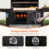 XL Outdoor Smoker Barbecue Charcoal BBQ Grill Portable Garden Cooking Trolley UK